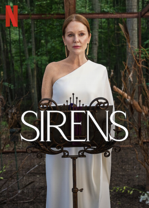 Sirens Devon pense que sa sœur Simone entretient une relation toxique avec sa nouvelle patronne, l'énigmatique et mondaine Michaela Kell. La vie luxueuse de cette dernière agit comme une drogue sur Simone, et Devon décide d'intervenir. Mais elle n'a aucune idée de la résistance que va lui opposer Michaela. Racontée le temps d'un week-end explosif dans la somptueuse propriété insulaire de la famille Kell, Sirens évoque avec mordant, subtilité et humour noir les thèmes des femmes, du pouvoir et des rapports de classe.